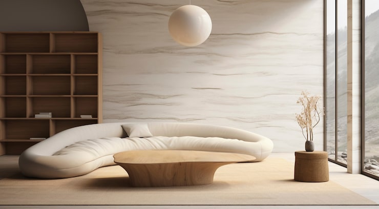 Salón contemporáneo con diseño de interiores